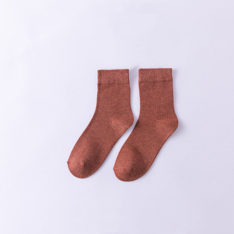 White Ladies Summer Thin Deodorant Sweat-absorbent Black Stockings