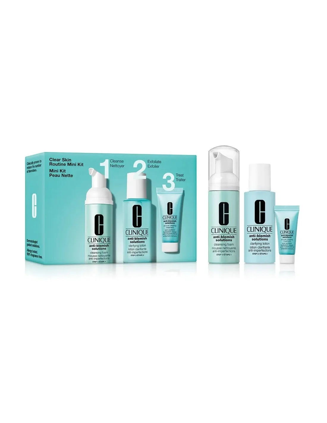 Clinique Anti-Blemish Solutions 3-Step Skin Care System Estuche 3 Piezas - CLINIQUE