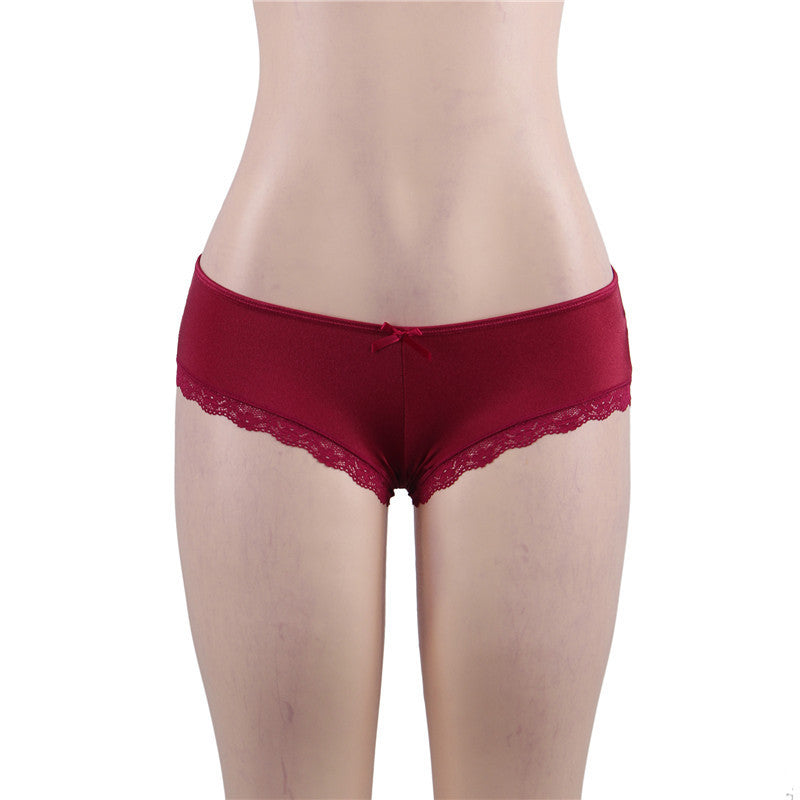 Lingerie Ladies Lace Side Triangle Briefs