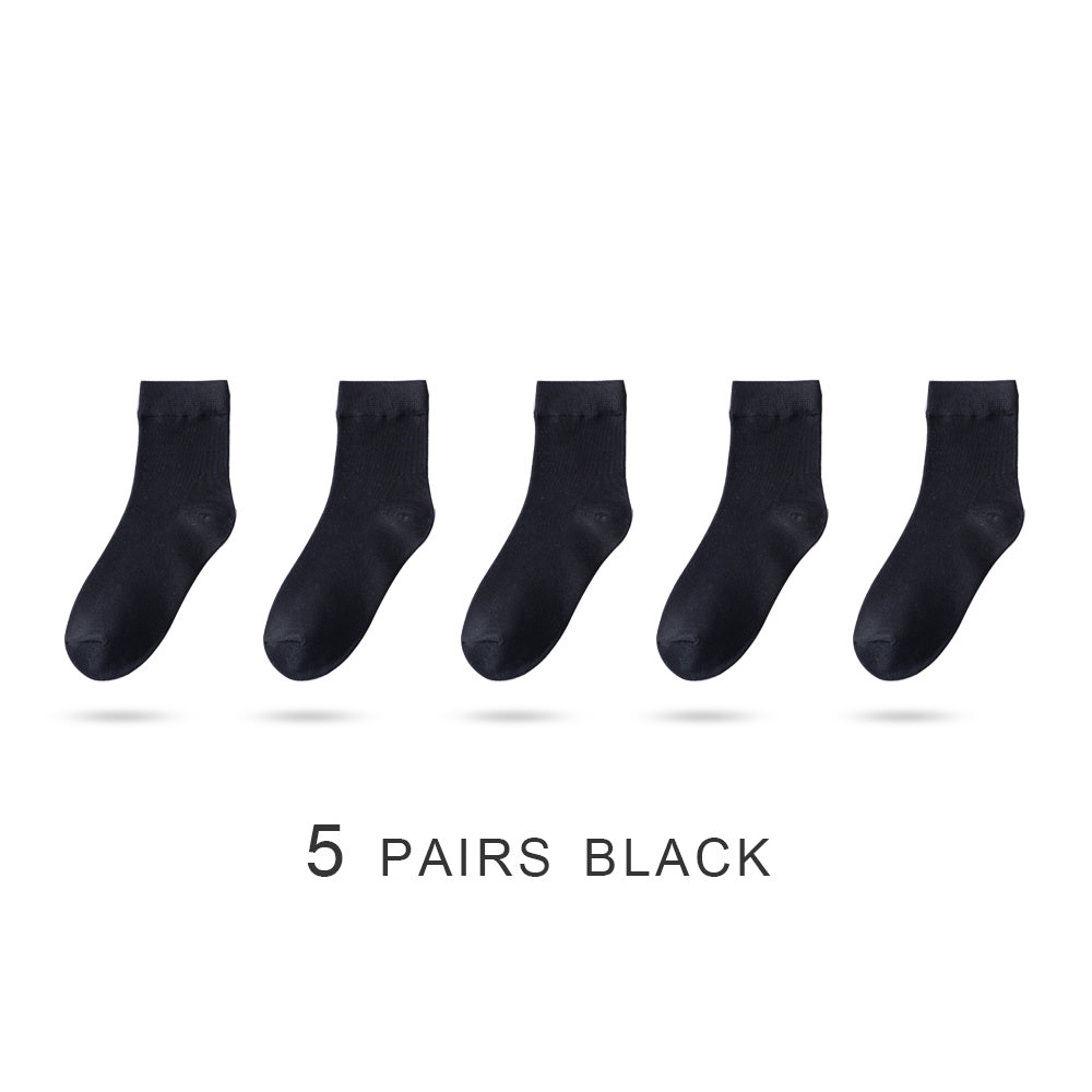 White Ladies Summer Thin Deodorant Sweat-absorbent Black Stockings