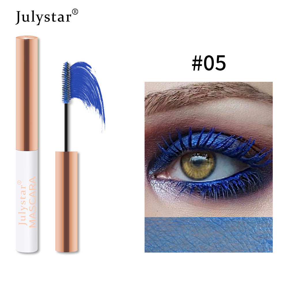 Eyelash Foundation Cream Waterproof Anti Sweat Not Dizzy Dye Slender Long Curl Warped Thick Color Mascara