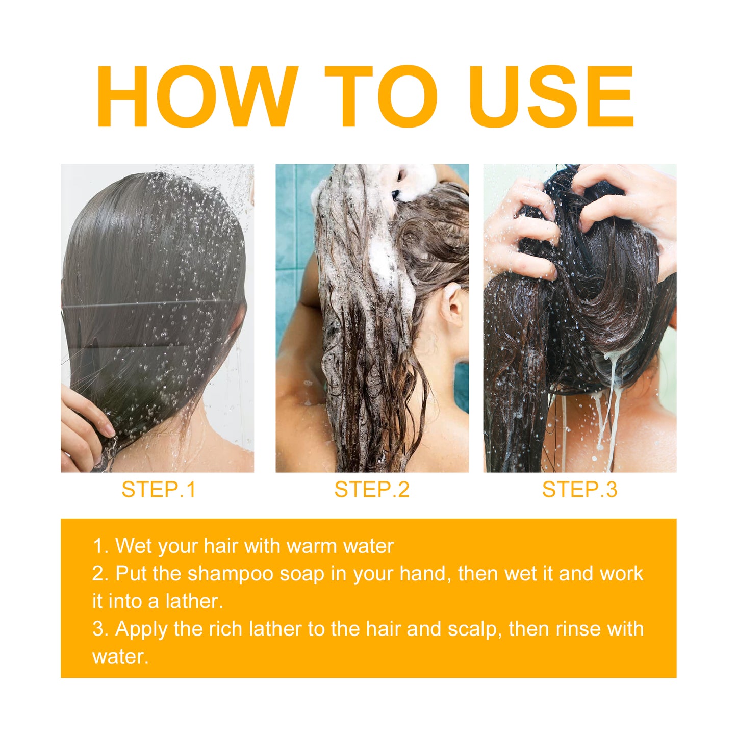 Biotin Premium Hair Growth Soap, Strong And Moisturizing Hair Root To Reduce Dryness Smooth Beautiful Clean Hair Soap