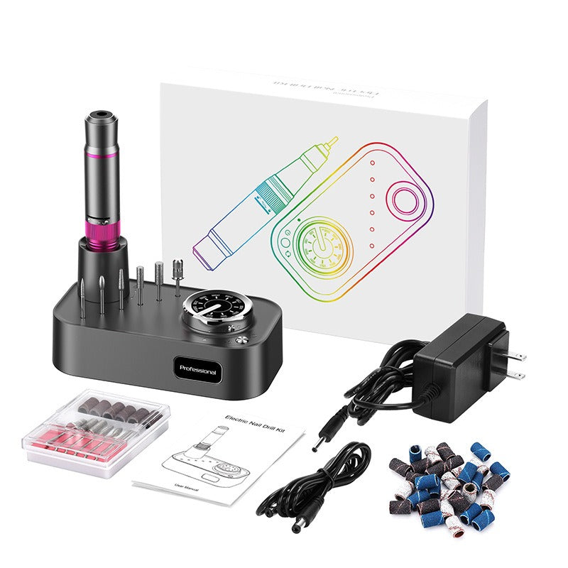 Lucidatrice per unghie personalizzata per trapano per unghie da tavolo professionale da 35000 giri/min Lucidatrice per gel con etichetta privata personalizzata per saloni di bellezza