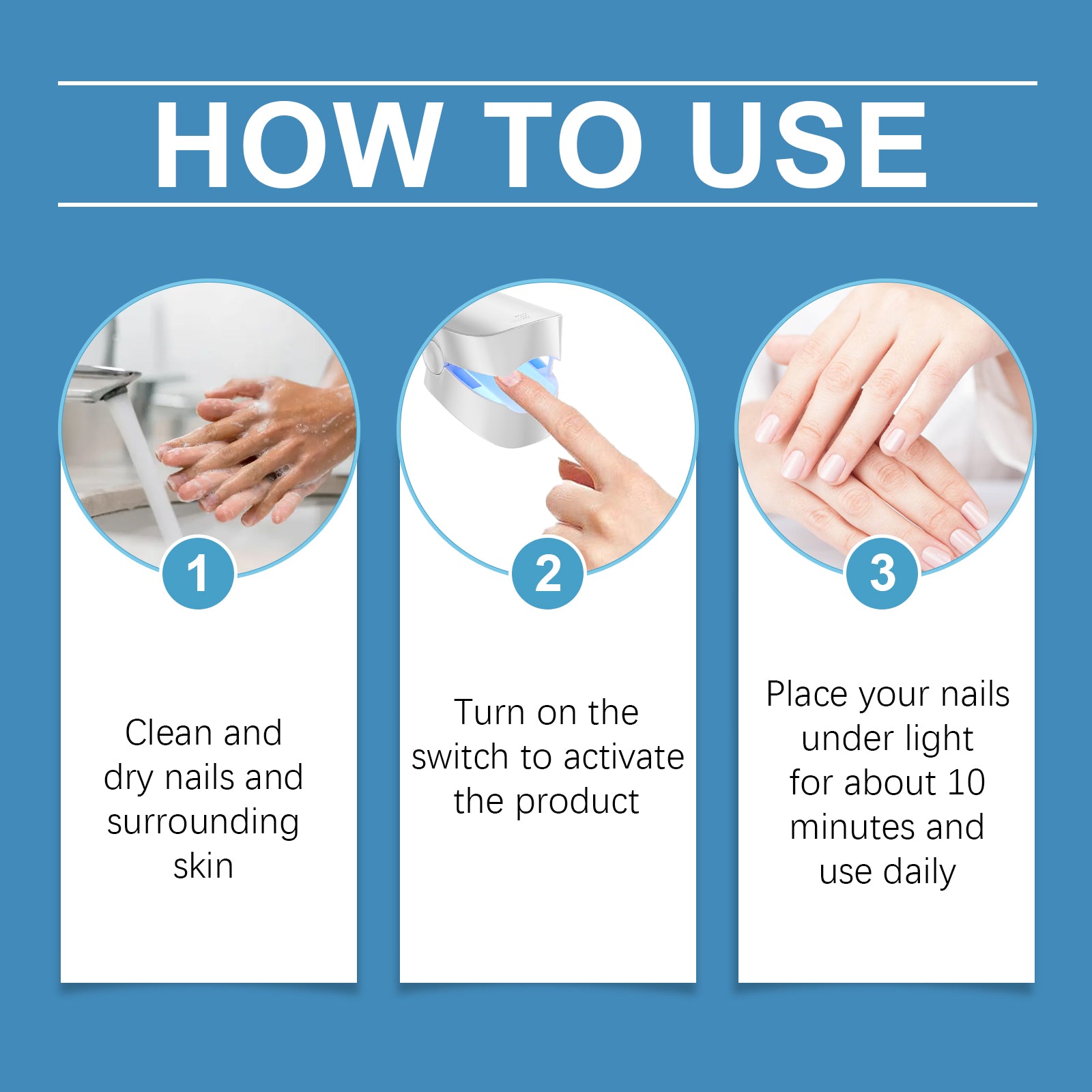 Nail Repair Instrument Gently Repair Damaged Nails On The Edge Of Fingers, Manicure Maintenance, Cleaning And Polishing Nail Surface Care Instrument