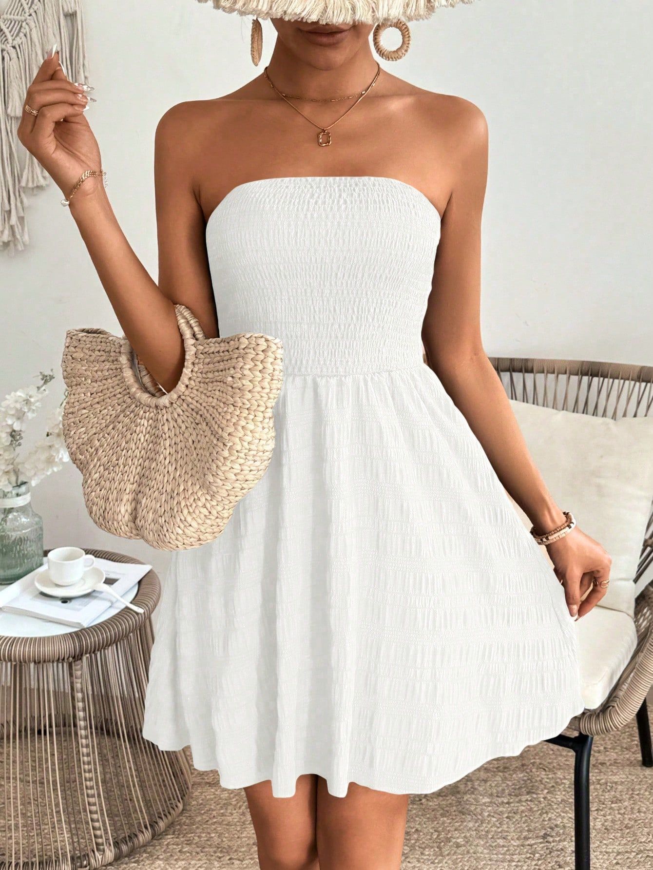 Spicy Girl Strapless Mini Dress