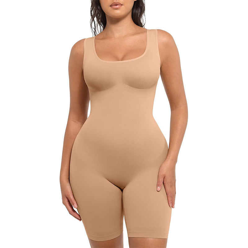 European And American Seamless Jumpsuit Hip-lift And Belly Shaping Tight Corset