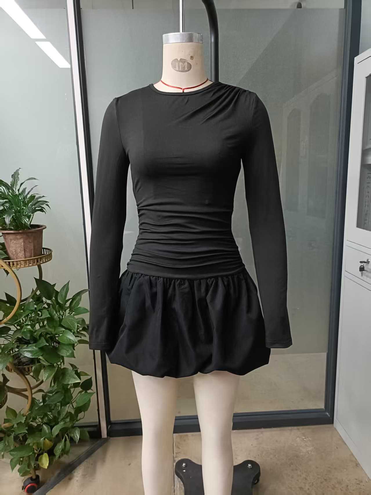 Simple Casual Tulip Hem Skirt For Women