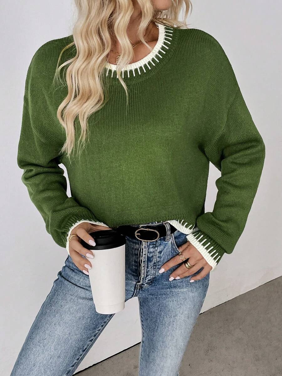 Knitwear Fashion Individual Casual Loose Sweater