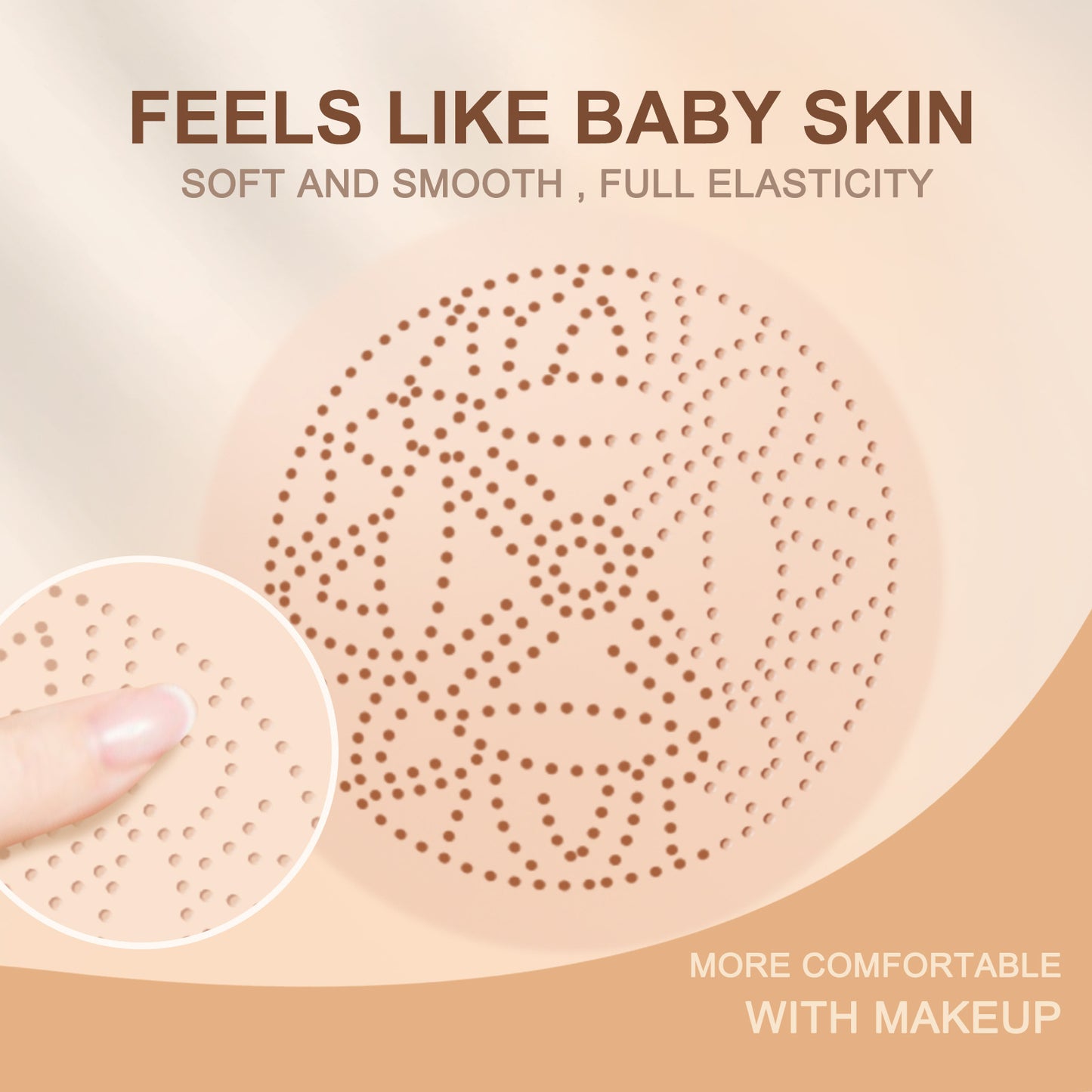 Mushroom Head Air Cushion, Moisturizing Concealer Natural Contortion Isolation Long Lasting Makeup Cream