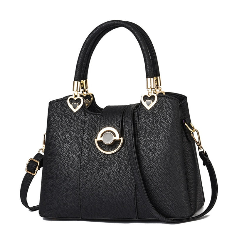 Western Style Solid Color Fashion Womens Handbags New High Quality Leather Women's Handbags Soft Leather Shoulder Messenger Bag