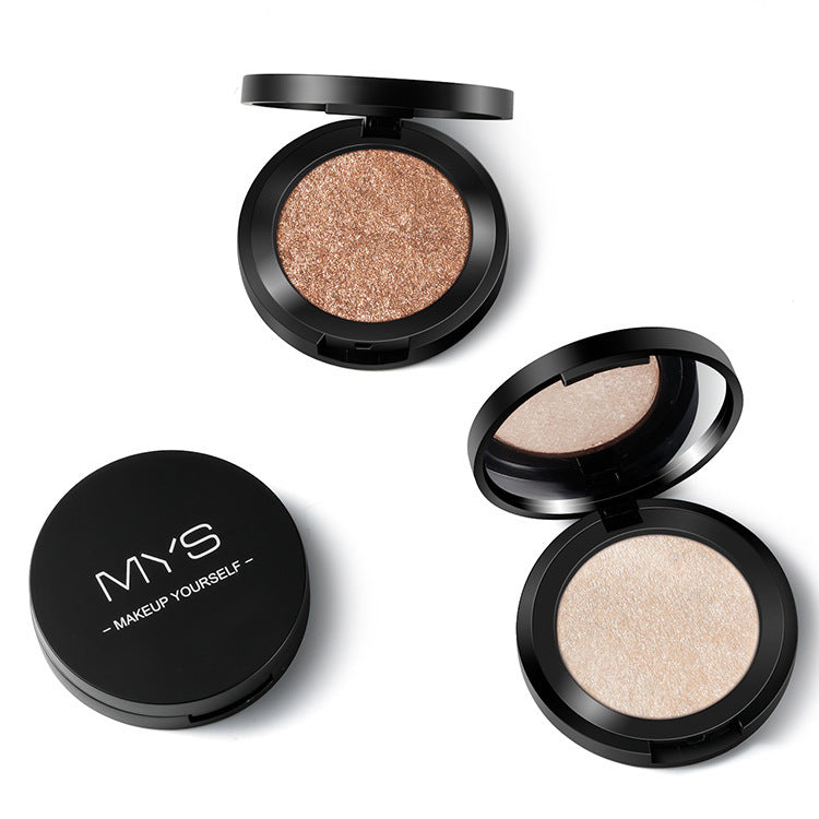 Marca MYS polvo de maquillaje facial 6 colores minerales resistentes al agua brillo brillo contorno Kit bronceador resaltador paletas de maquillaje