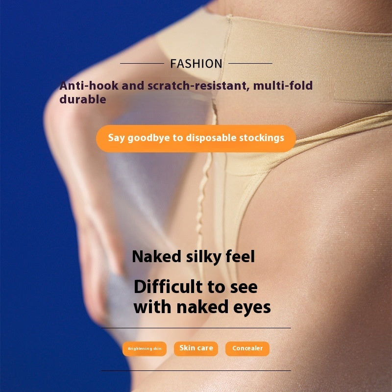 High Density Silk Stockings Silky Invisible Fully Transparent U-shaped Crotch Pantyhose