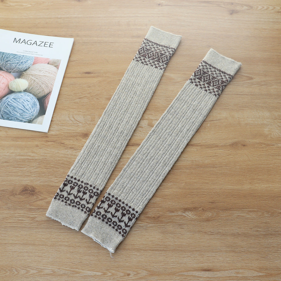 Women's Diamond Fried Dough Twist Stockings Sets