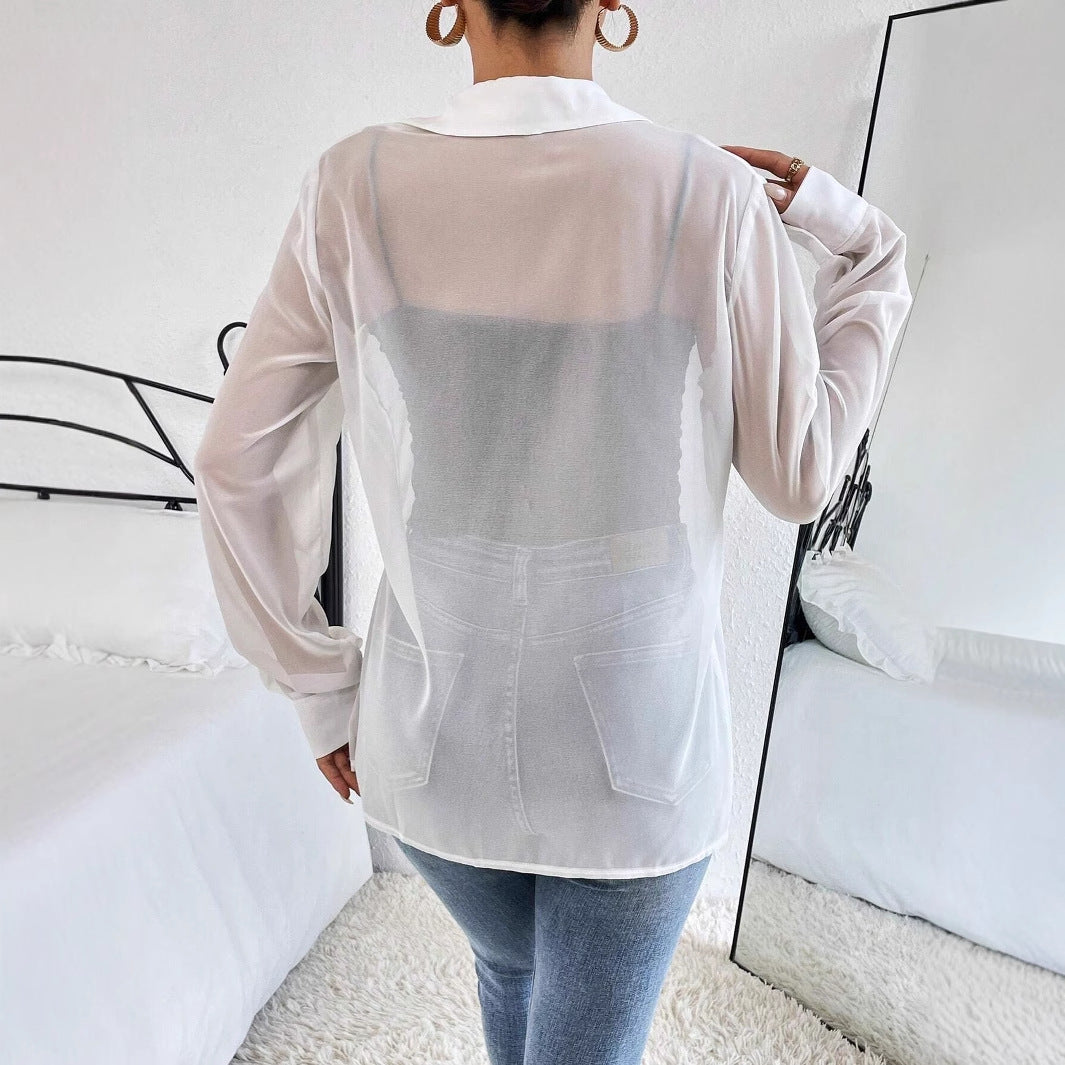 New Resort-style Thin Sun-protective Top Loose-fitting