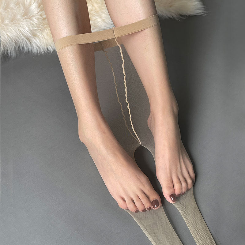 Ultra-thin Seamless Sexy First-line Crotch Skin Invisible Stockings