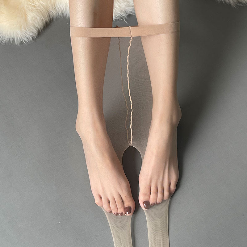 Ultra-thin Seamless Sexy First-line Crotch Skin Invisible Stockings