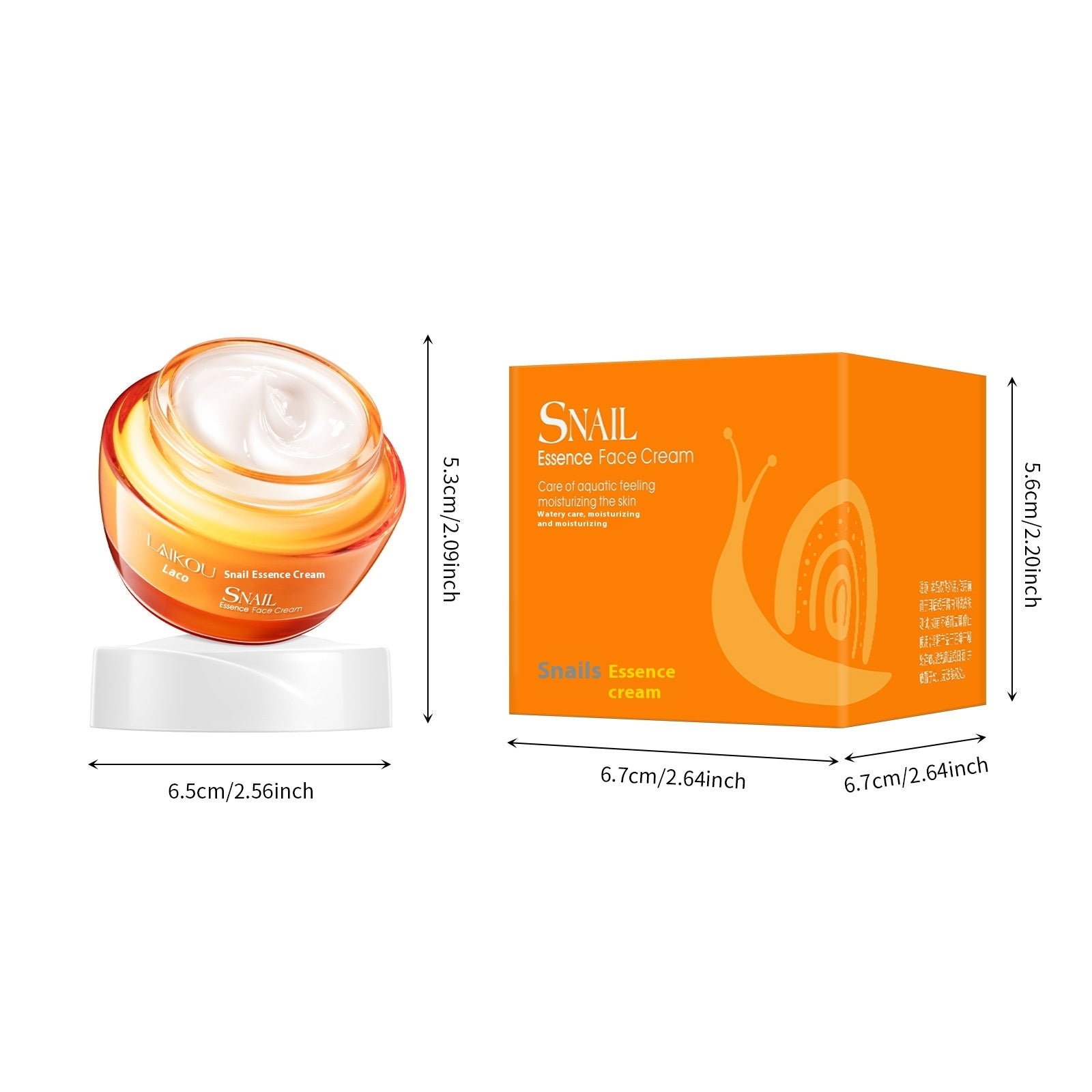 Hydrating Moisturizing And Nourishing Skin Care Snail Essence Cream 50g