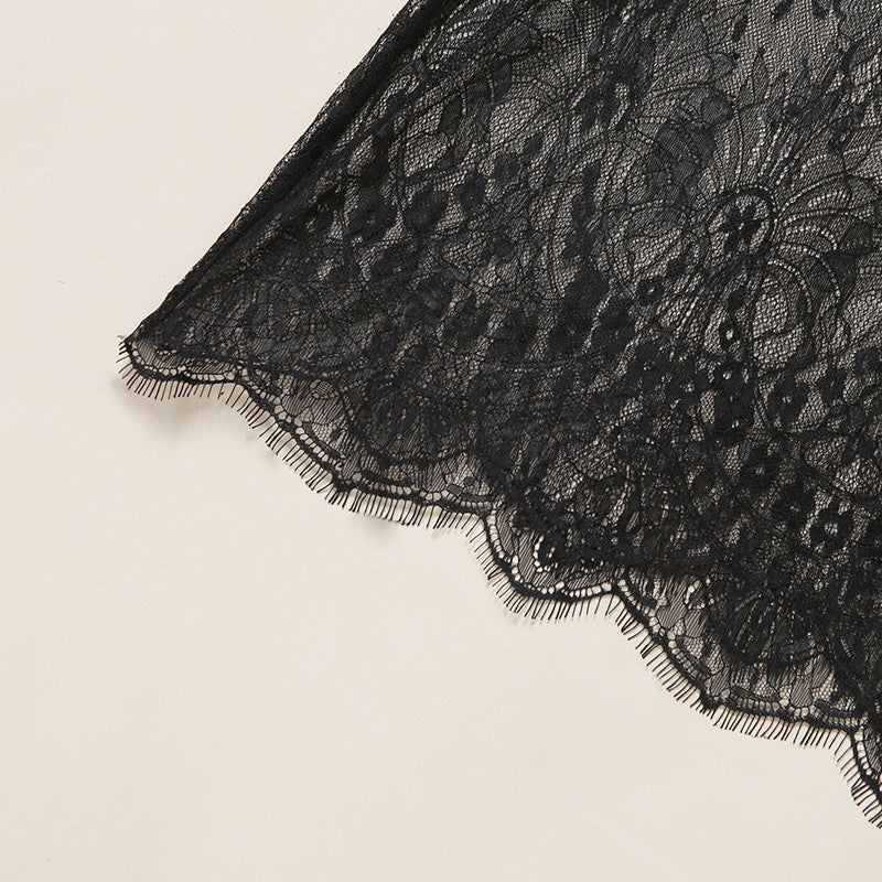 European And American Sexy Lingerie Female Eyelash Mesh Strap