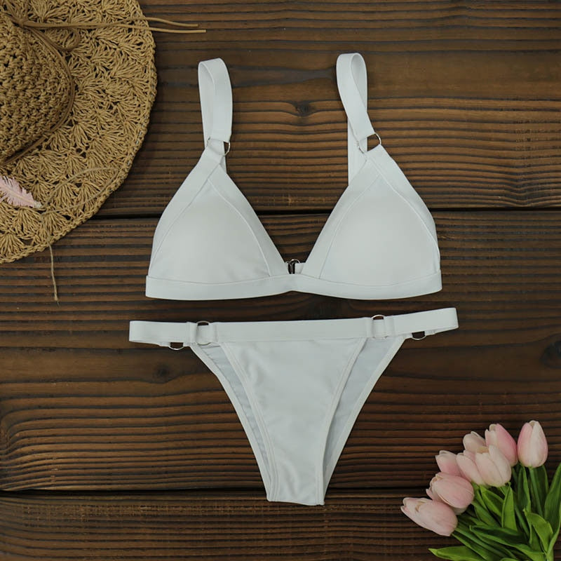 Sexy Halter Bikinis Women Swimsuit Push Up Swimwear Biquinis Brazilian Bikini Set Bathing suits Beach Wear Swim