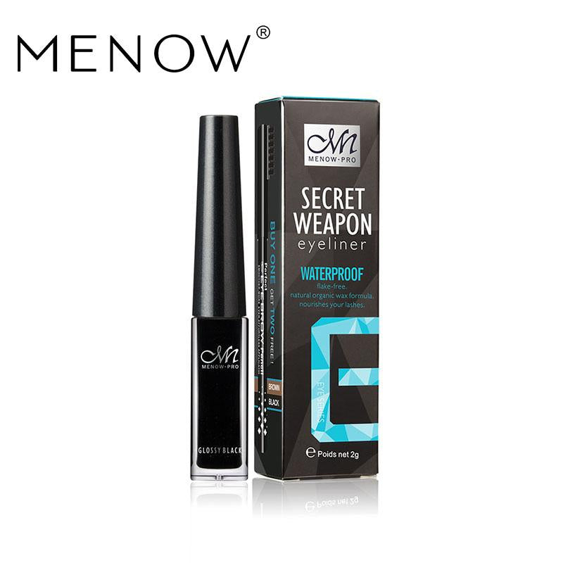 MENOW Brand Waterproof Liquid Eyeliner gift black and brown pencil Long lasting for up to 24 hours Make up set E401