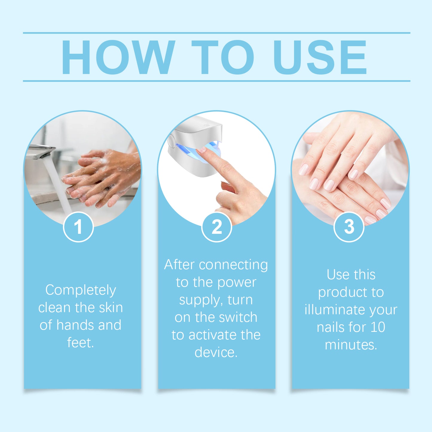 EOHOE Nail Care, Nail Cleaning Care To Relieve Discomfort On The Foot Of The Nail Smooth Rough Surface Of The Nail