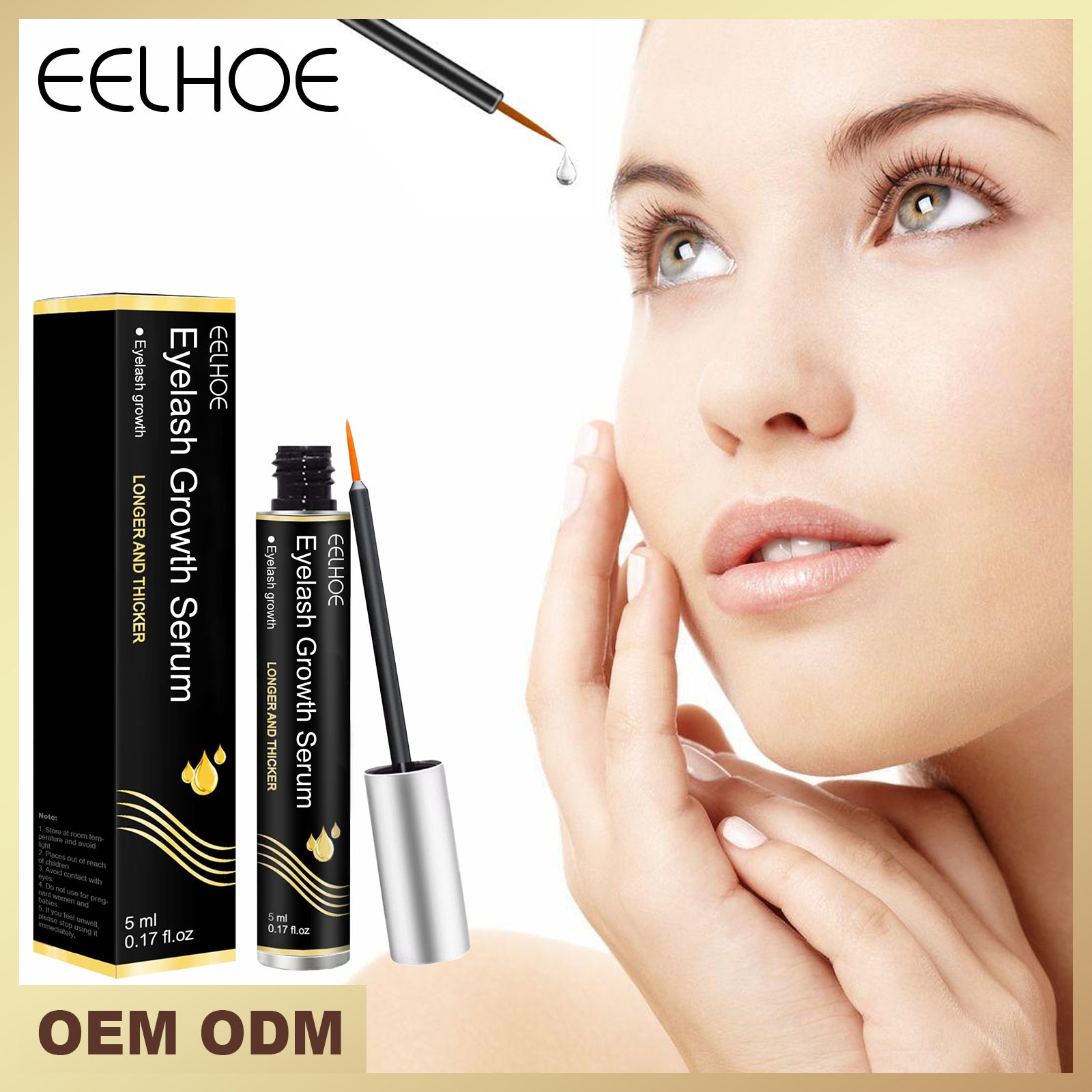 Slimming And Lengthening Mascara Without Trace, Natural Mascara Moisturizing Mascara Black Curl Eyelashes And Eyebrows