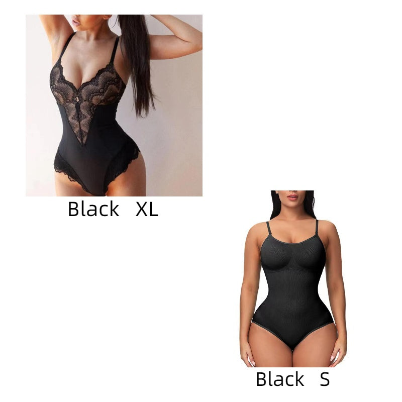 Lace Lace Stitching Bodysuit Erotic Lingerie Women