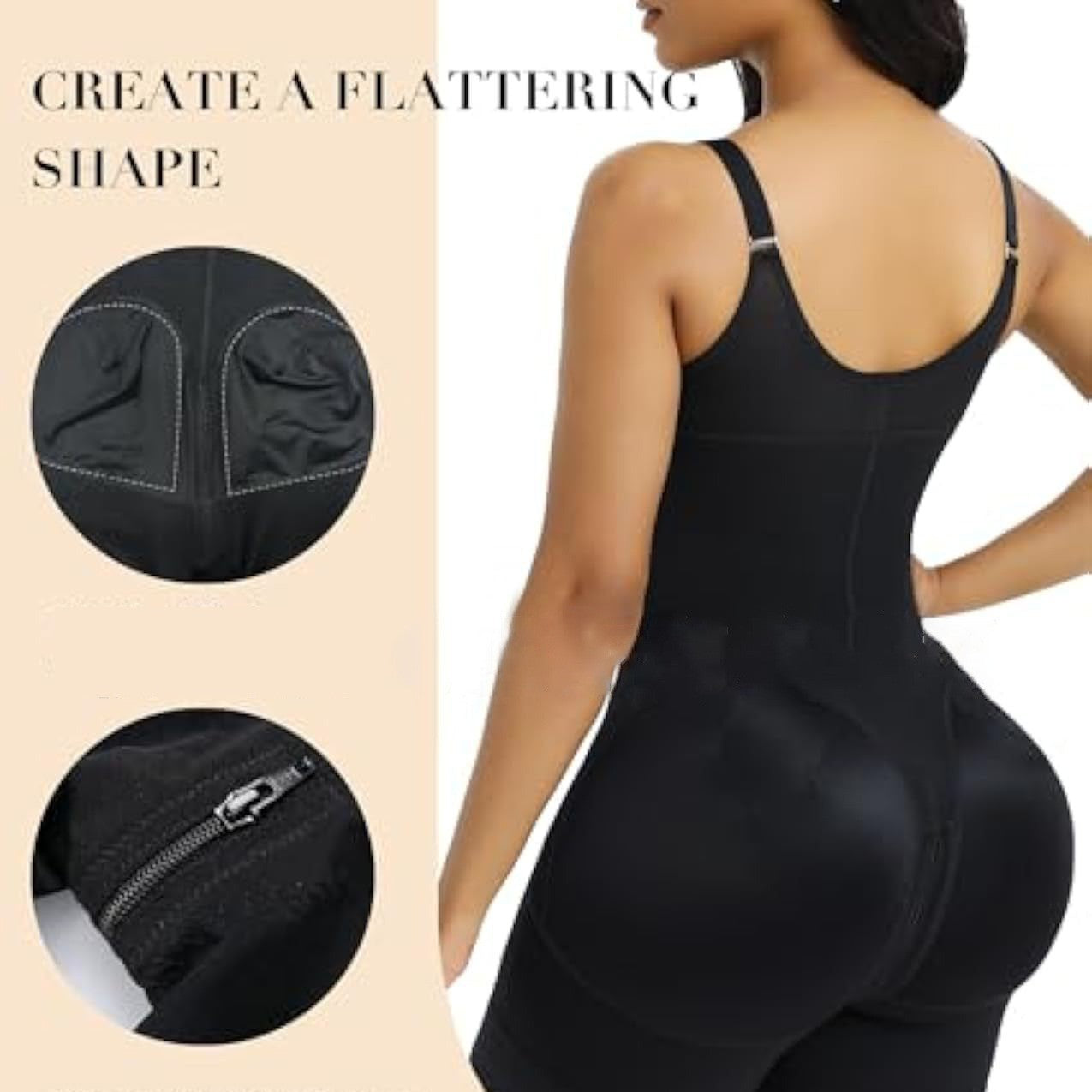 Mesh Bag Chest Corset Leotard Belly Contracting Hip Lifting Crotch Zipper Corset