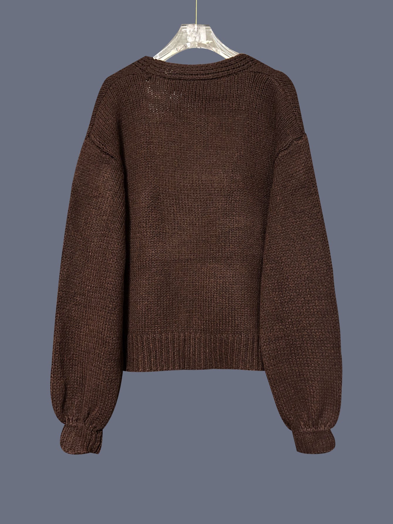 Loose-fitting Thickened Western-style Soft And Gentle Two-piece Top Set