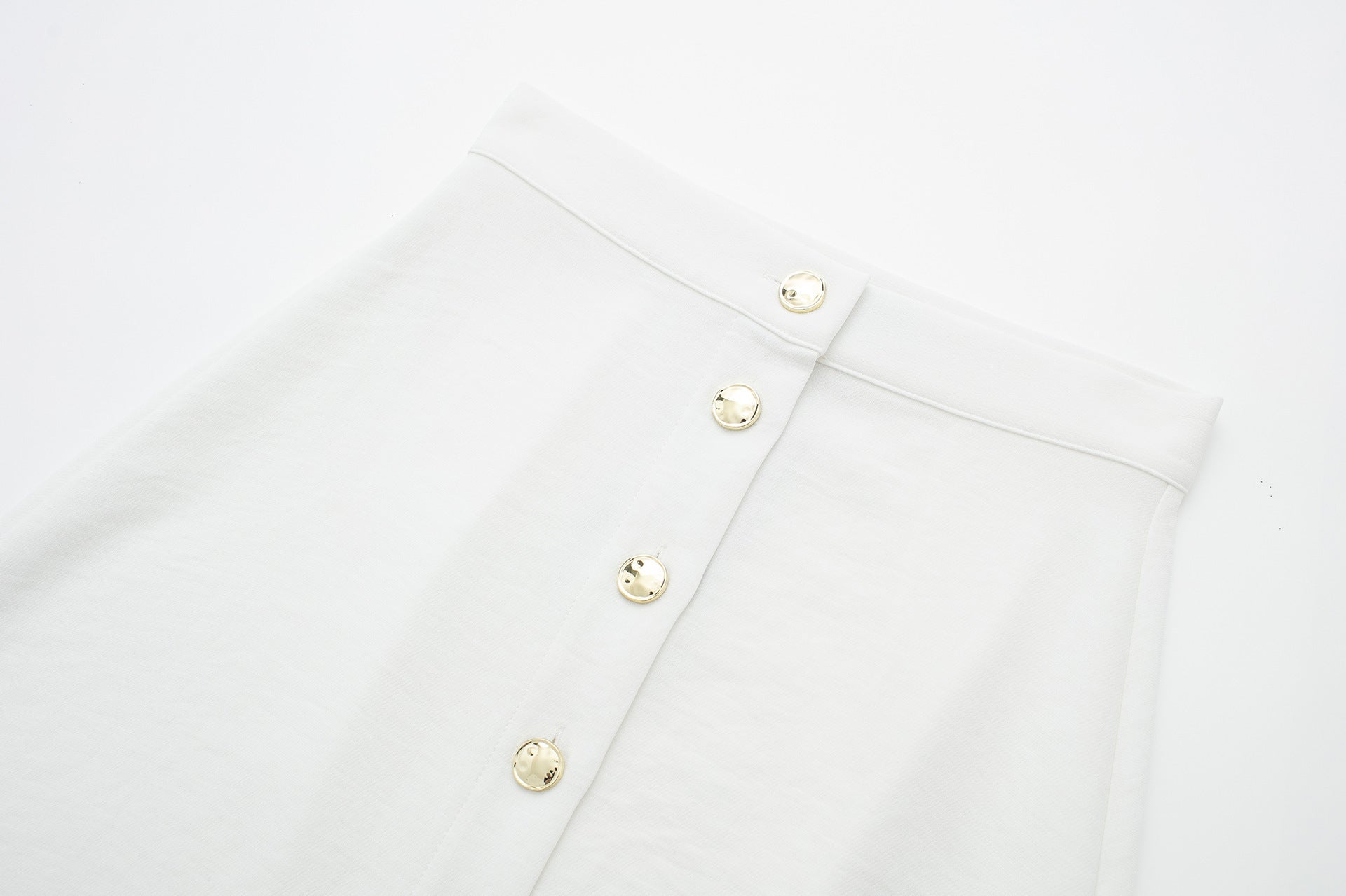 Commuter Golden Fastener Decoration Skirt