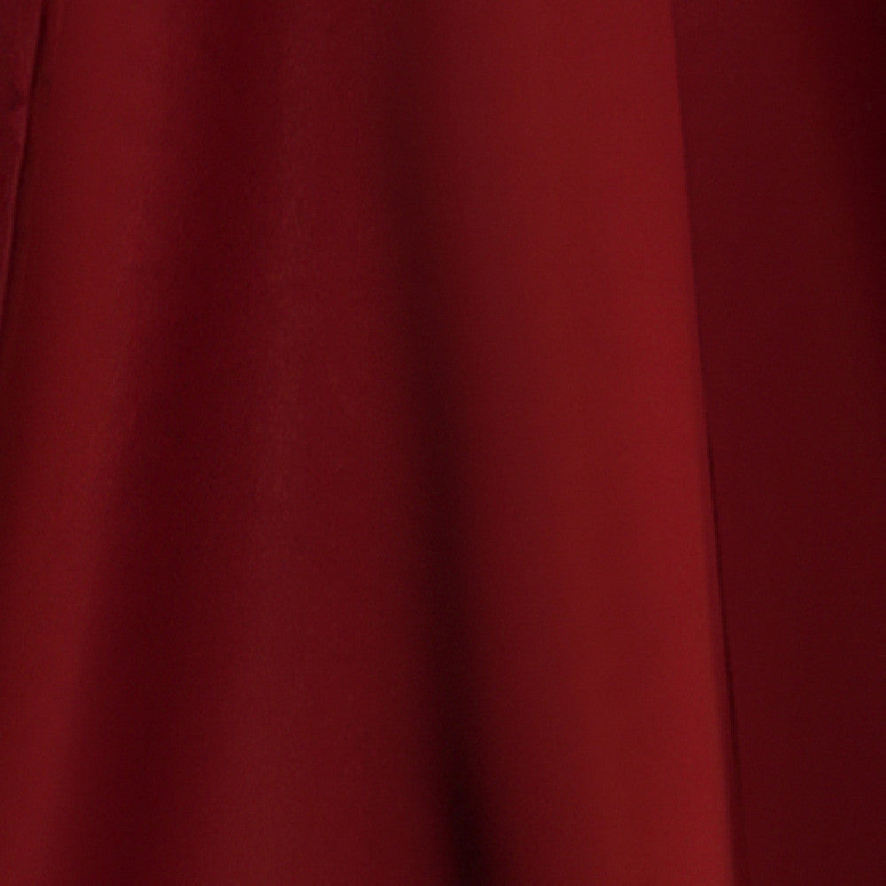 Wine Red Fish Tail Evening Dress