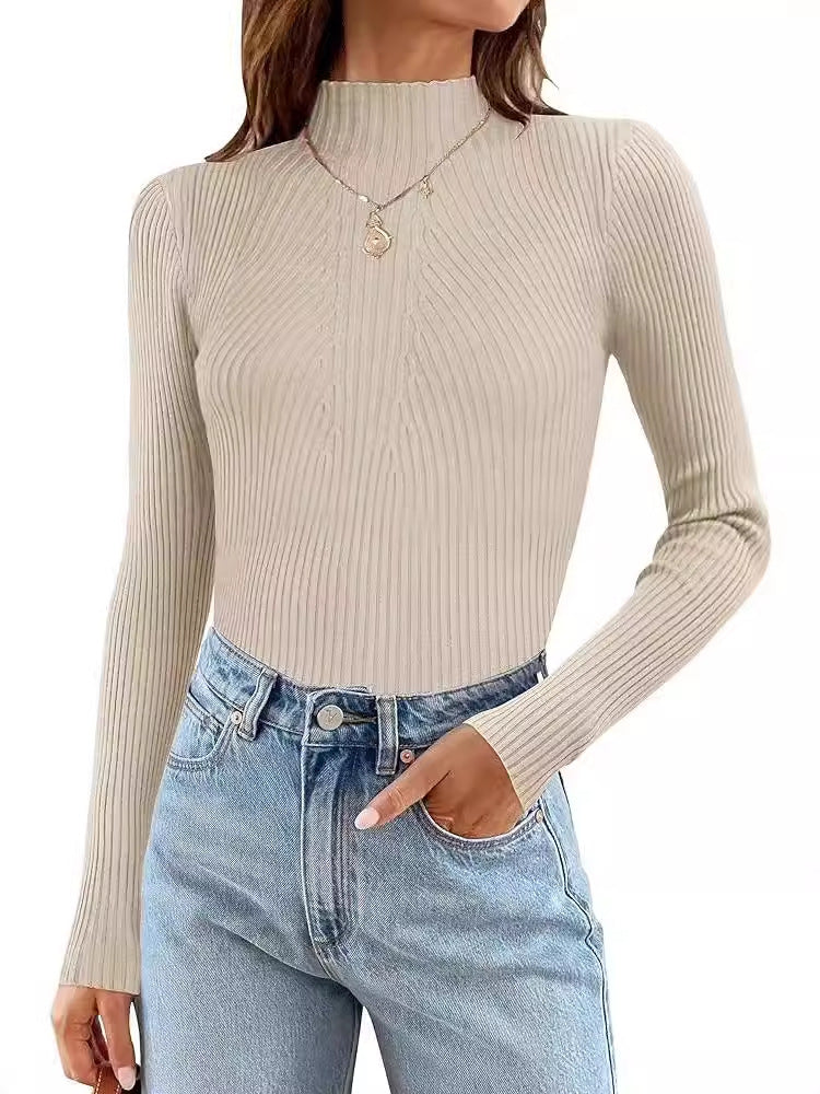 Fashionable Knitted Bottoming Shirt