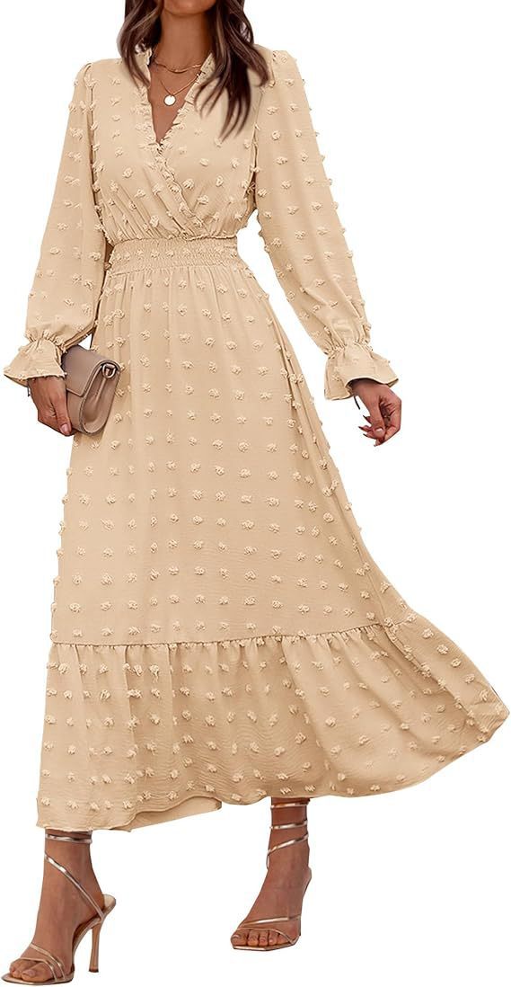 Elegant Cross-Border Fit-and-Flare Jacquard Dress