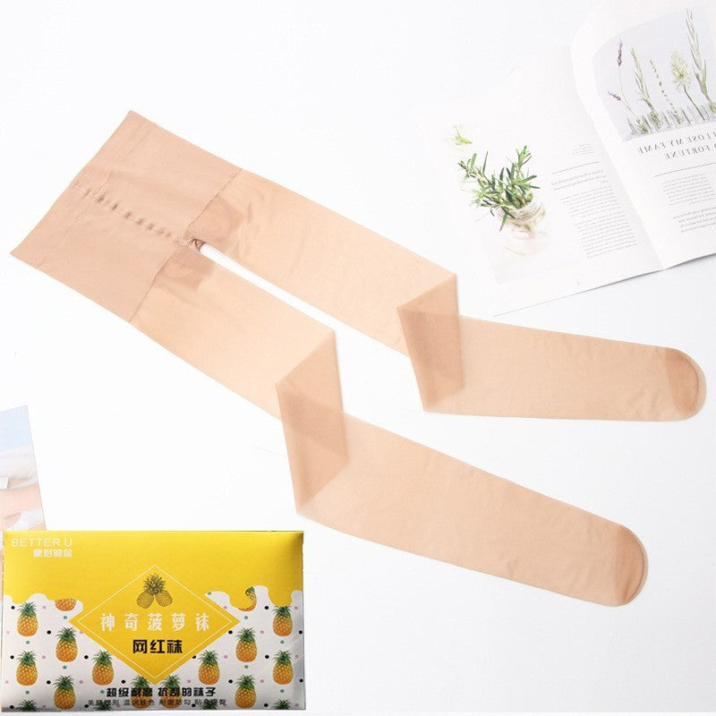 Arbitrary Cut Silk Stockings Women's Snagging Resistant Pantyhose Summer Ultra-thin Invisible