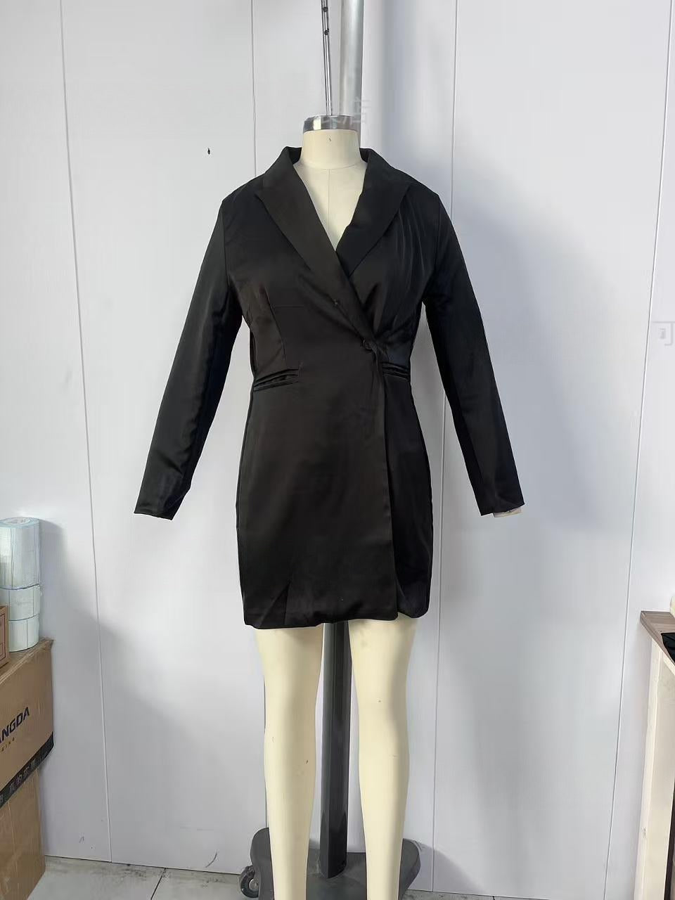 Stylish Sophisticated V-neck Womens Dress With An Elegant Vibe