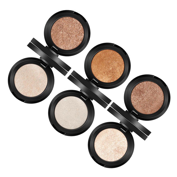 Marca MYS polvo de maquillaje facial 6 colores minerales resistentes al agua brillo brillo contorno Kit bronceador resaltador paletas de maquillaje