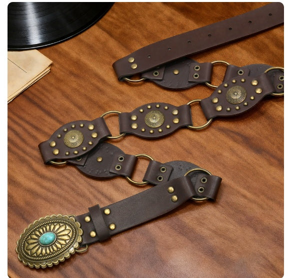 European Retro Hollow Belt Artistic Style