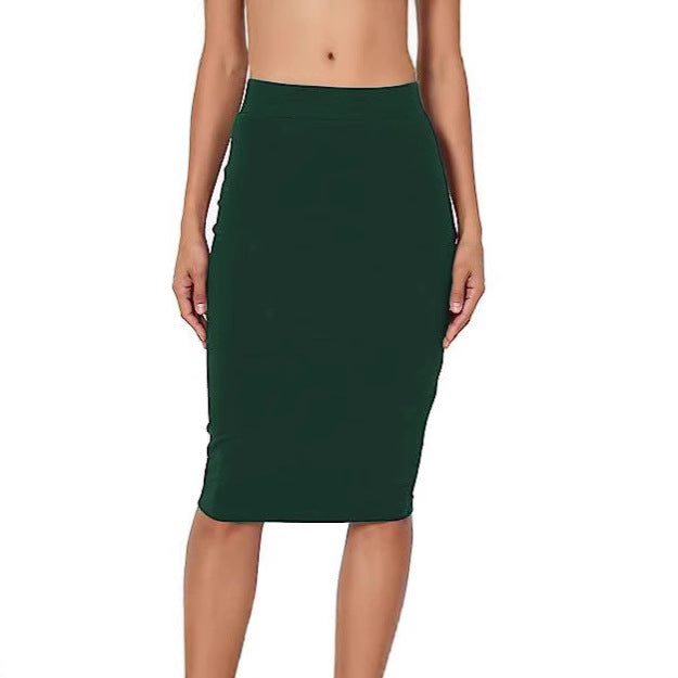 Fashion High Waist Over Knee Pencil Skirt
