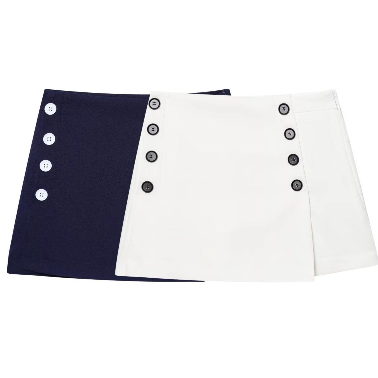 Womens Stylish Casual Versatile High-waisted Skirt Pants