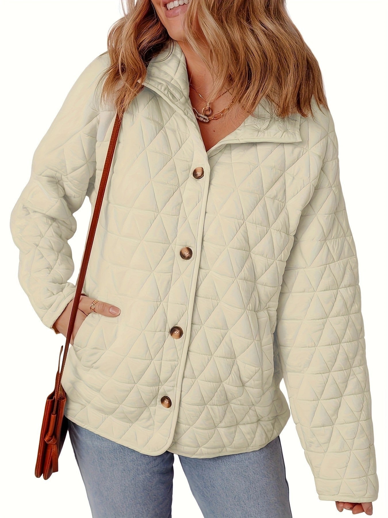 New Cotton Coat With Solid Color Women