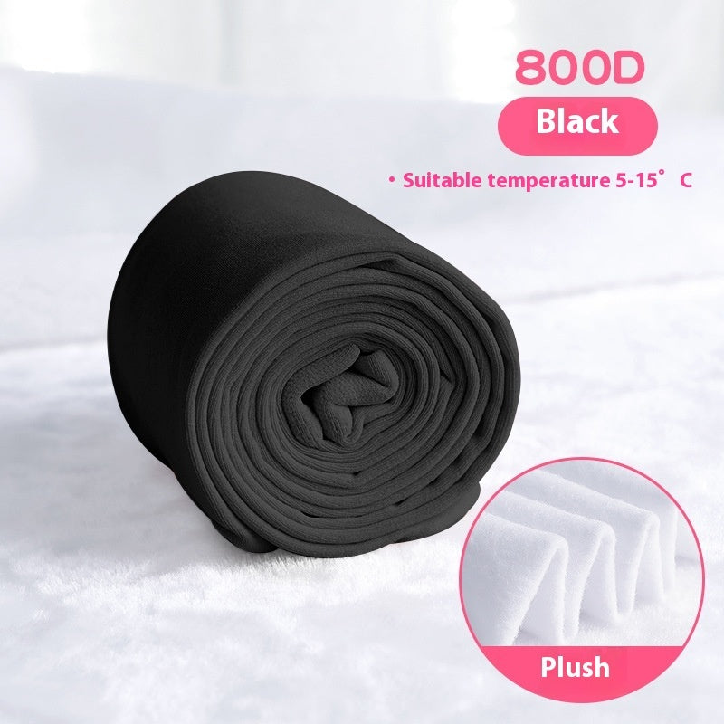 Children's Dance Socks Autumn And Winter Medium Thick Section Single-layer Fleece-lined