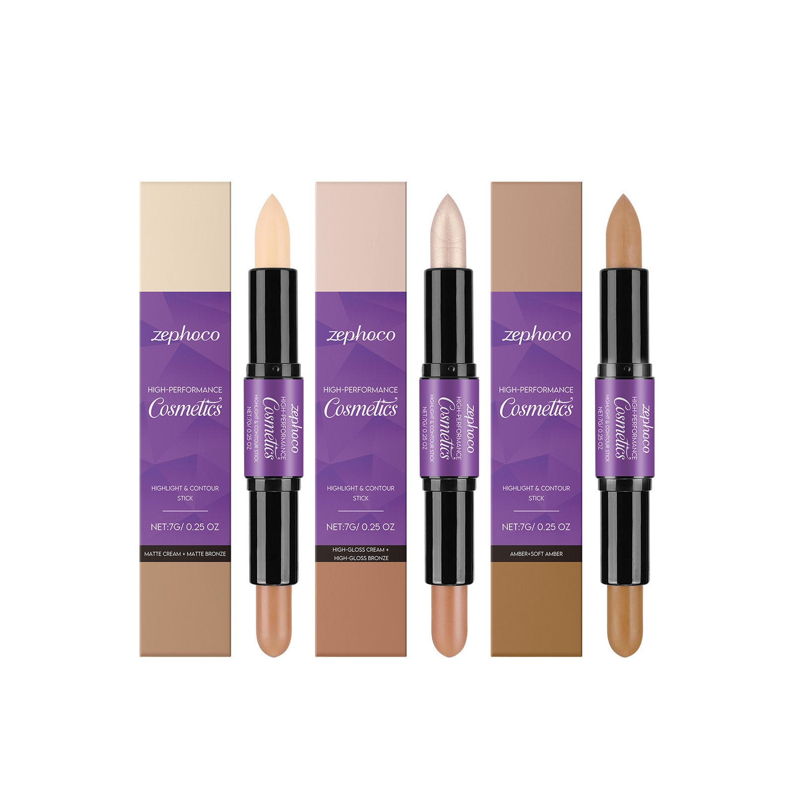 2-in-1 Cream Highlight Contour Stick Series
