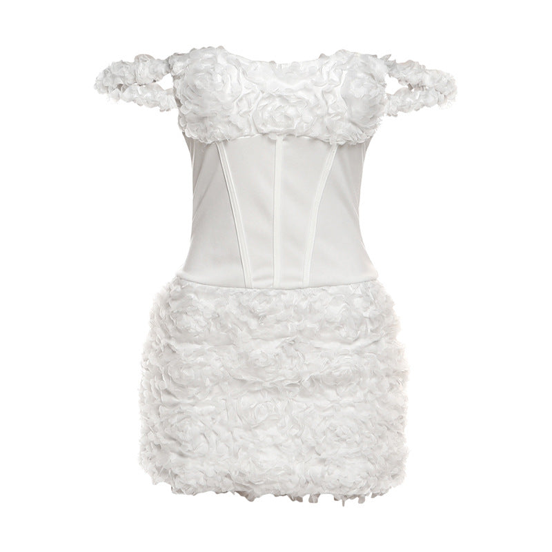 Womens Alluring Sexy Backless Dress With An Elegant Refined Vibe