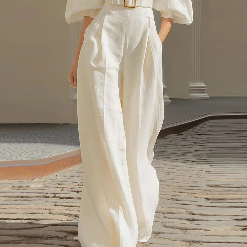 Womens Stylish Elegant Casual Loose-fitting Jumpsuit