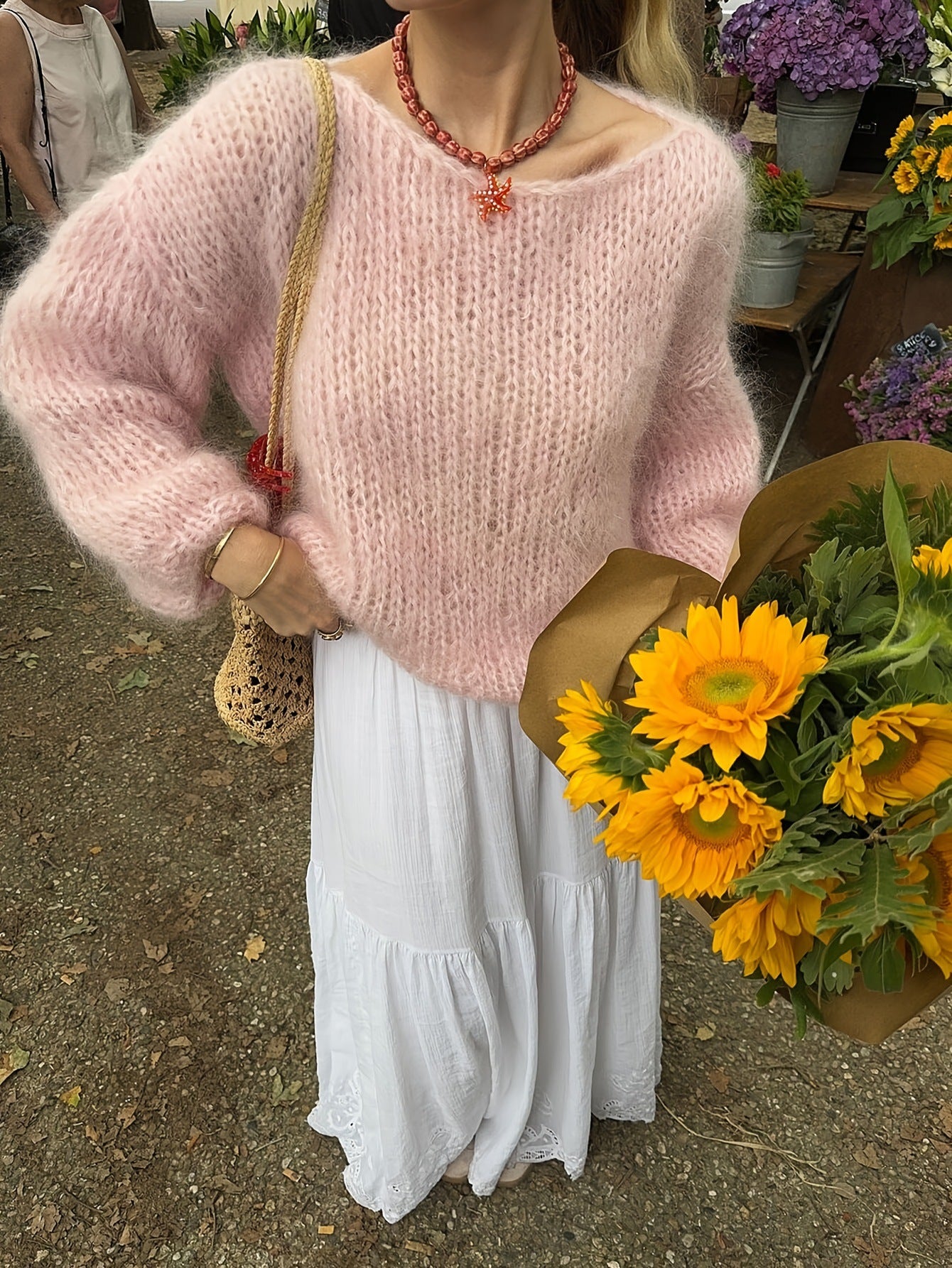 Casual Sweater Women's Knitted Blouse