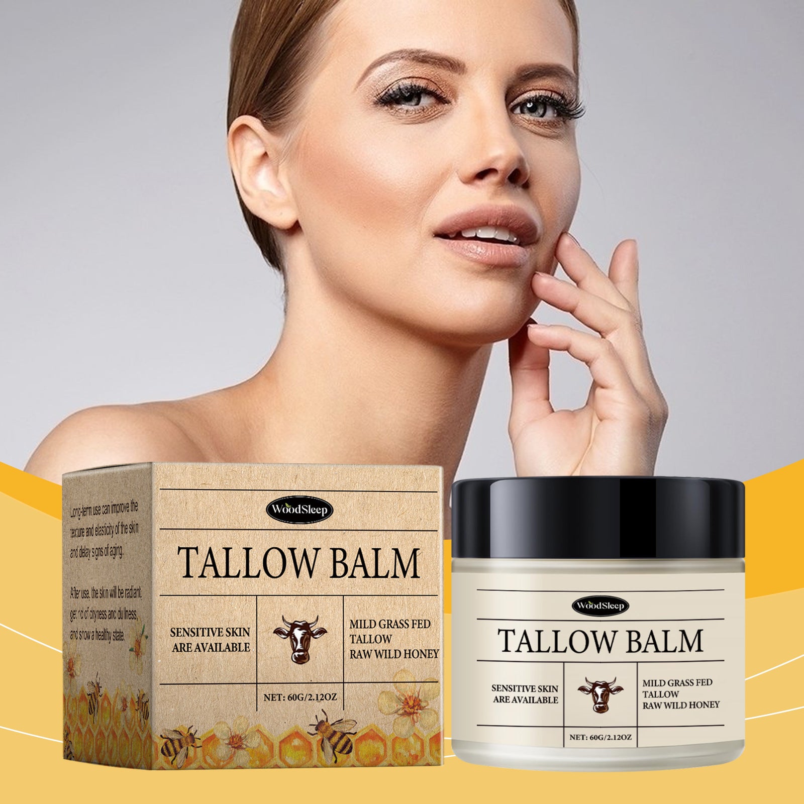 WoodSleep Honey Moisturizer Mild Nourishing, Hydrating And Moisturizing