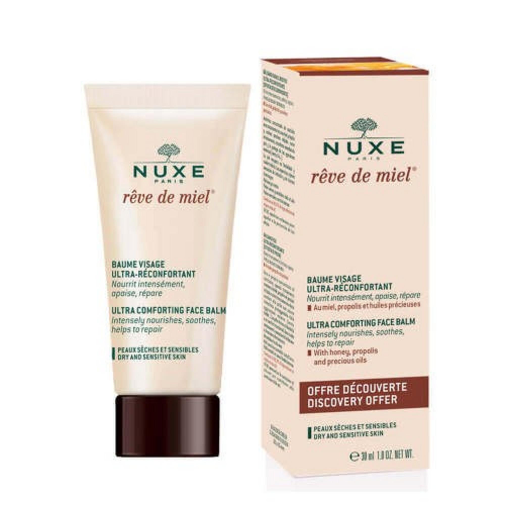 Nuxe, Reve de Miel Ultra Comforting, Honey, Nourishes, Morning, Balm, For Face, 30 ml