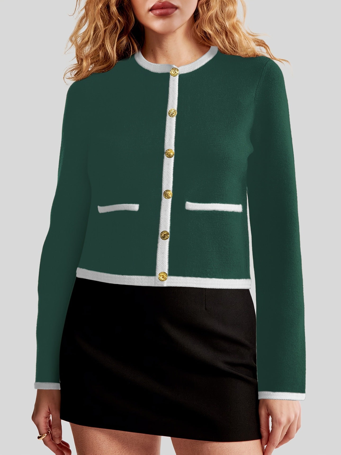 Women's Knit Cardigan Sweaters Spring Fashion Long