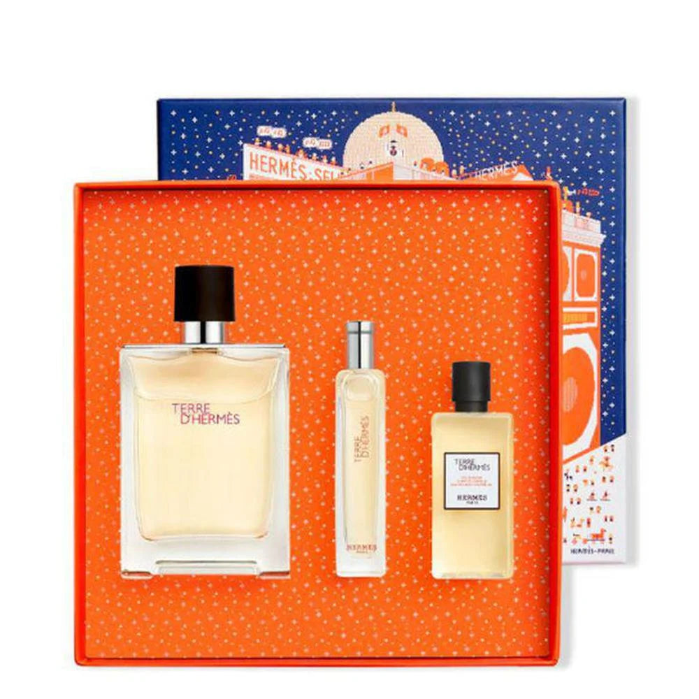 Hermès Hermes Terre Eau De Toilette 100ml Gel Corporal 40ml Spray De Viaje - HERMÈS