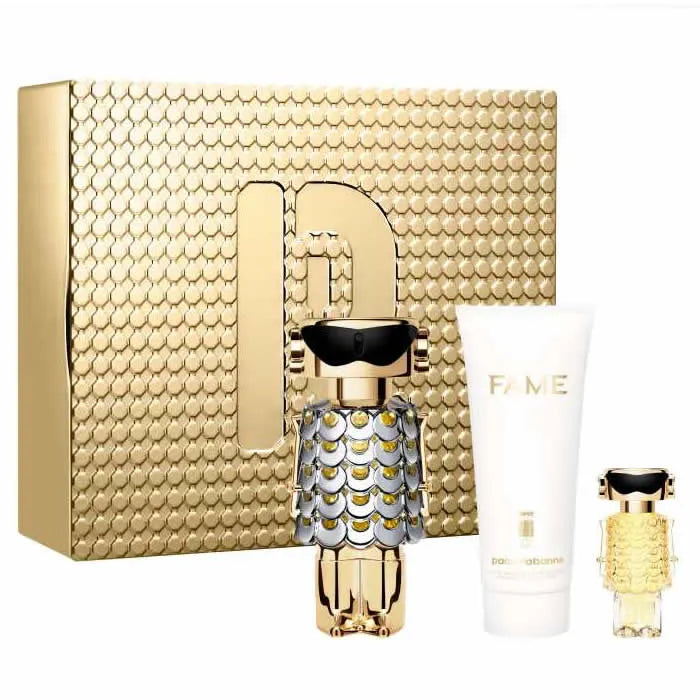 Paco Rabanne Fame Eau De Perfume Spray 80Ml Set 3 Pieces - PACO RABANNE